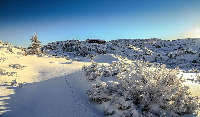 Serra da Estrela (E&scaron;trelos) gamtos parkas Portugalijoje. Kelionės į Portugaliją su LEHKO